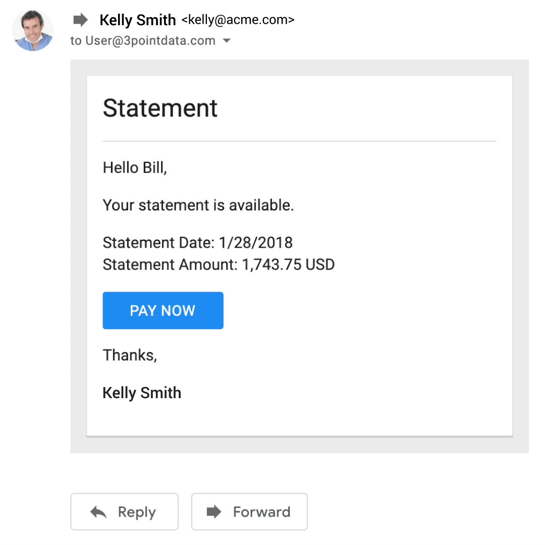 Customer Statements Screenshot